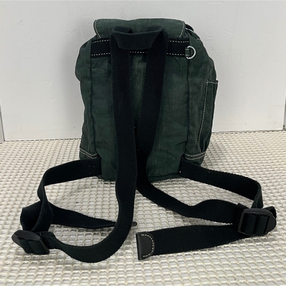Kipling Drawstring Backpack Forest Green Lightwei… - image 2